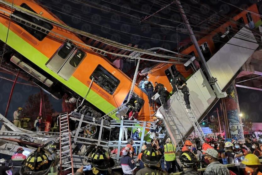  انهيار جسر في المكسيك