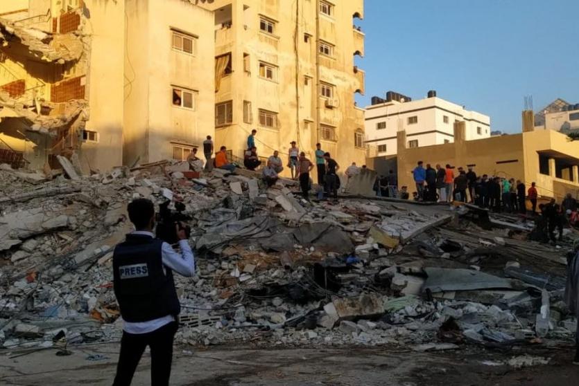 برج دمره الاحتلال في غزة 