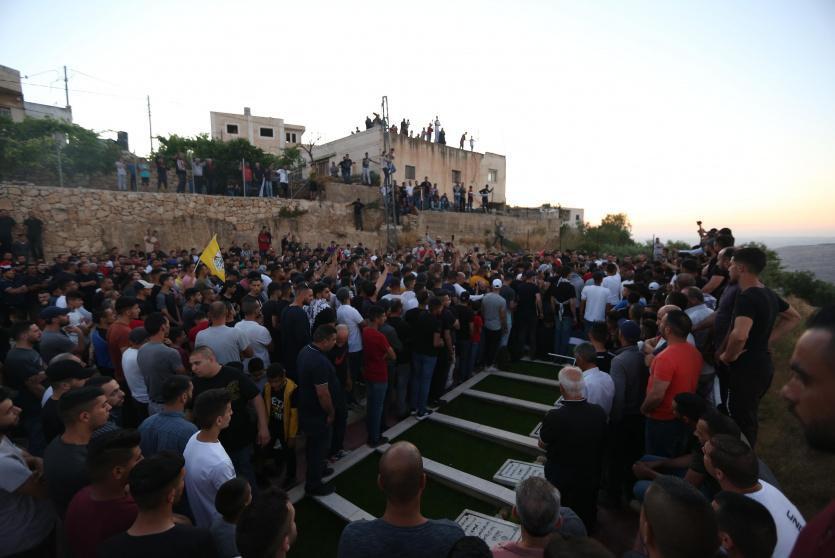 تشييع جثمان الشهيد محمد حميد 