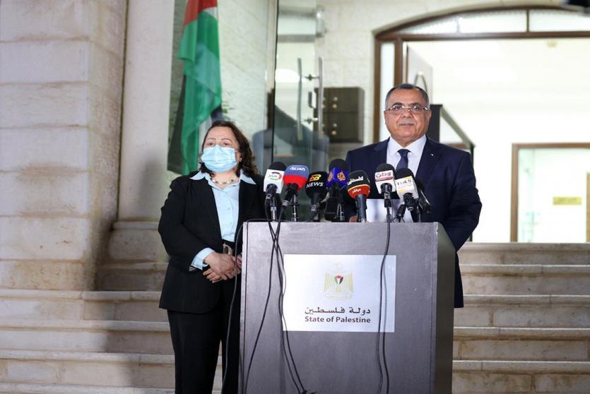 إبراهيم ملحم والوزيرة مي الكيلة