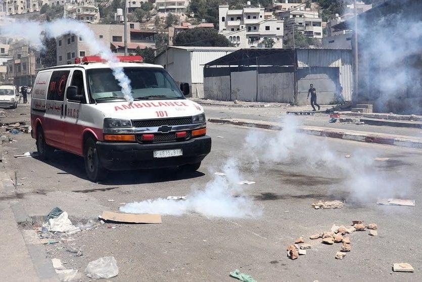 إسعاف فلسطيني -أرشيف-