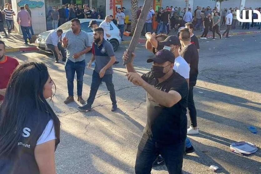 خلال الاعتداء على صحفية برام الله