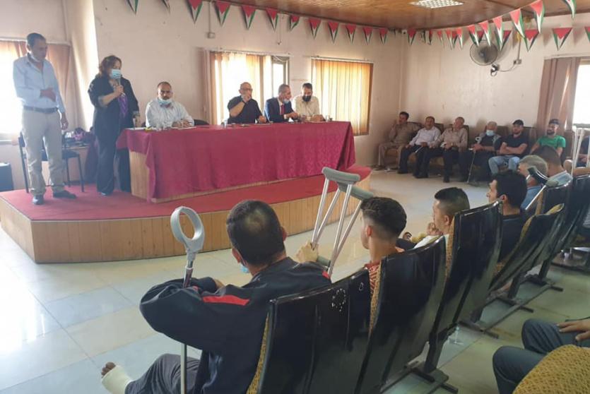 وزيرة الصحة تعود جرحى بيتا