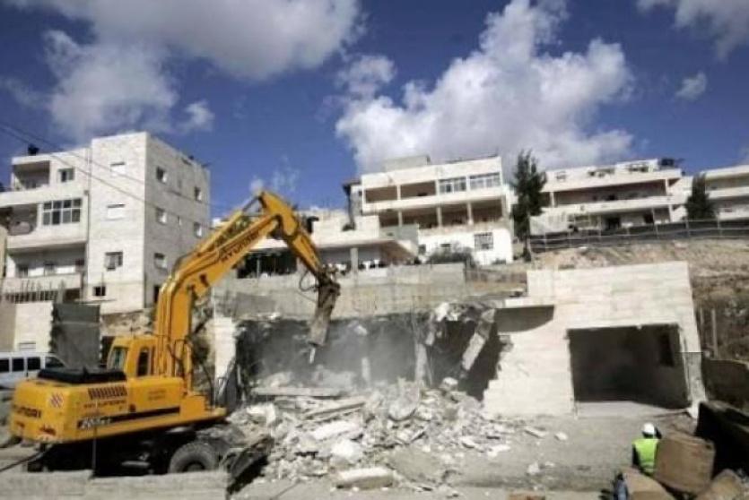 هدم منزل من قبل الاحتلال -أرشيف-