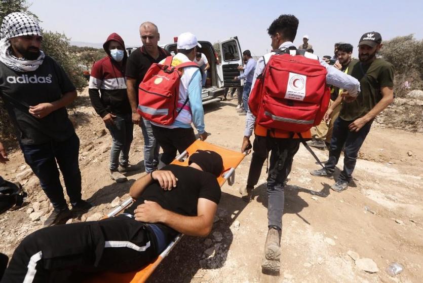 نقل إصابة على جبل صبيح 