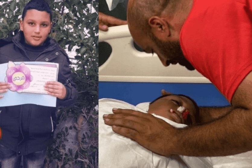 مؤيد العلامي وابنه محمد -أرشيف-