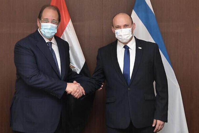 نفتالي بينيت وعباس كامل - ارشيف 