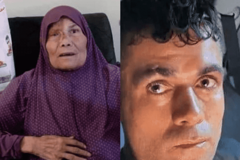 الأسير محمود العارضة ووالدته