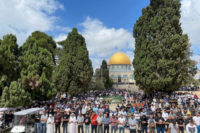 صلاة الجمعة في الأقصى - ارشيف 