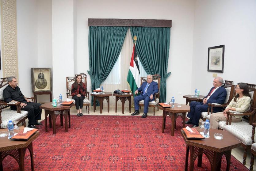 خلال استقبال الرئيس لنقيب المهندسين