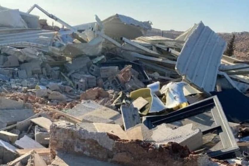 هدم مسجد في نابلس