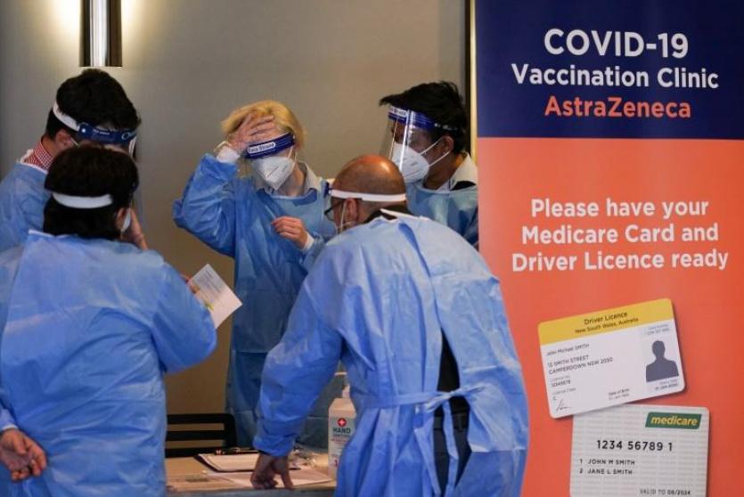 من حملة التطعيم في استراليا