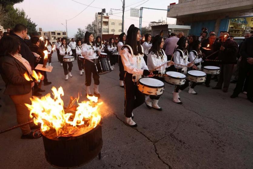 مسيرة الشموع السنوية في بيت ساحور