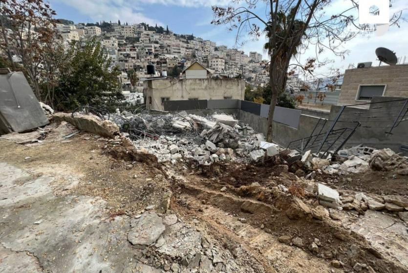 ركام منزل المواطن باسل جلاجل