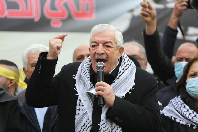 العالول خلال إحياء ذكرى الثورة في رام الله