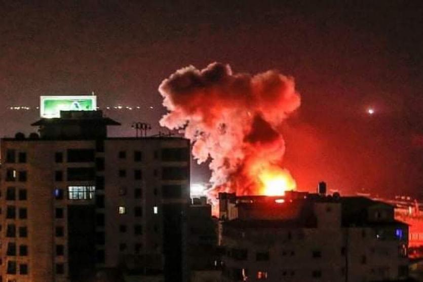 قصف اسرائيلي على غزة - ارشيف