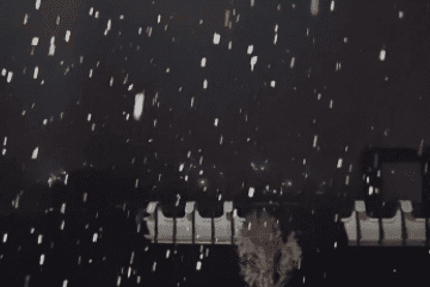 تساقط الثلوج في الخليل