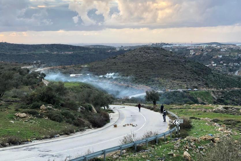 صورة من قرية دير غسانة خلال عملية الاقتحام