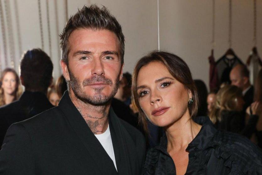 بيكهام وزوجته فيكتوريا