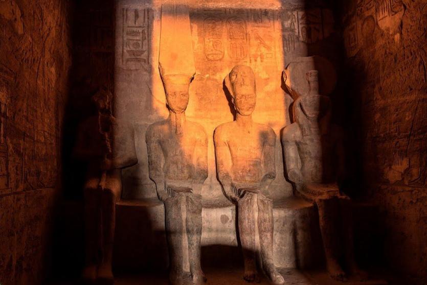 تعامد ضوء الشمس مع وجه رمسيس الثاني