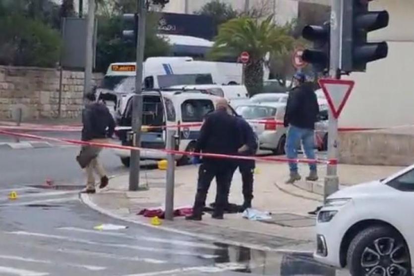 من مكان اطلاق النار على المواطن