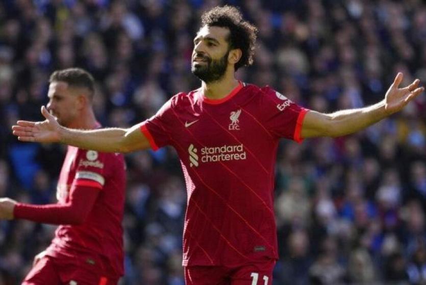 النجم المصري محمد صلاح لاعب ليفربول