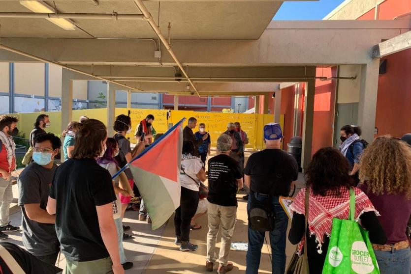 احتجاجات في كاليفورنيا على زيارة رئيس بلدية لدولة الاحتلال