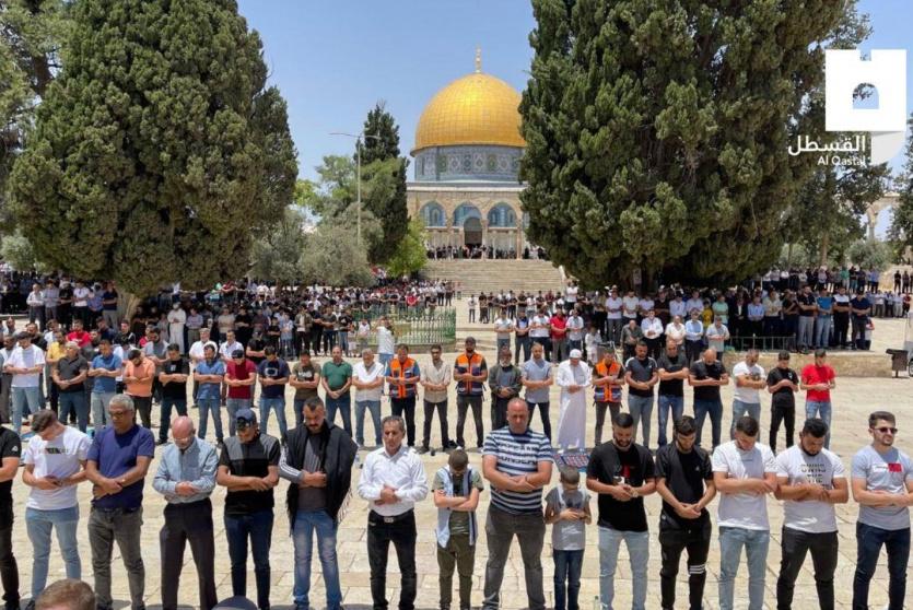 صلاة الجمعة في الأقصى