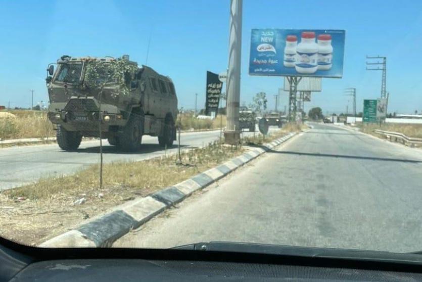 الاحتلال ينصب حاجزا عسكريا على مفترق عرابة جنوب جنين