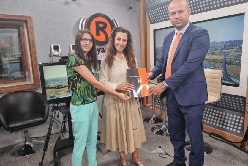 المدير العام لشركة راية للإعلام والنشر تتسلم الخطة