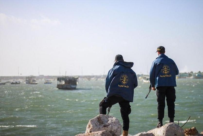 الشرطة البحرية في غزة