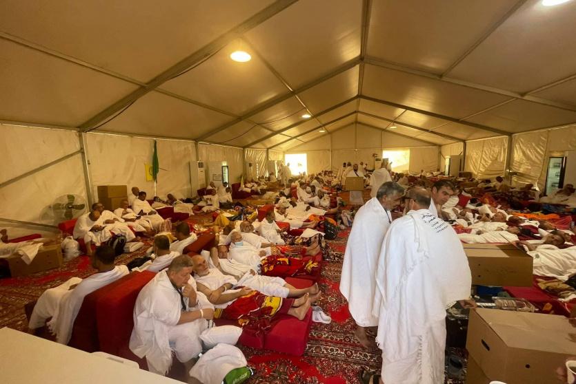 حجاج فلسطين في مشعر عرفات