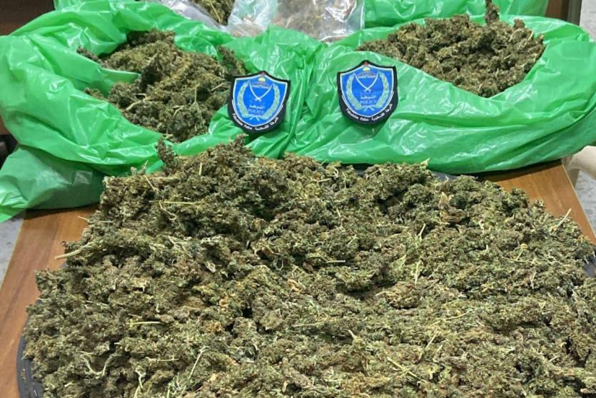 المواد التي تم ضبطها