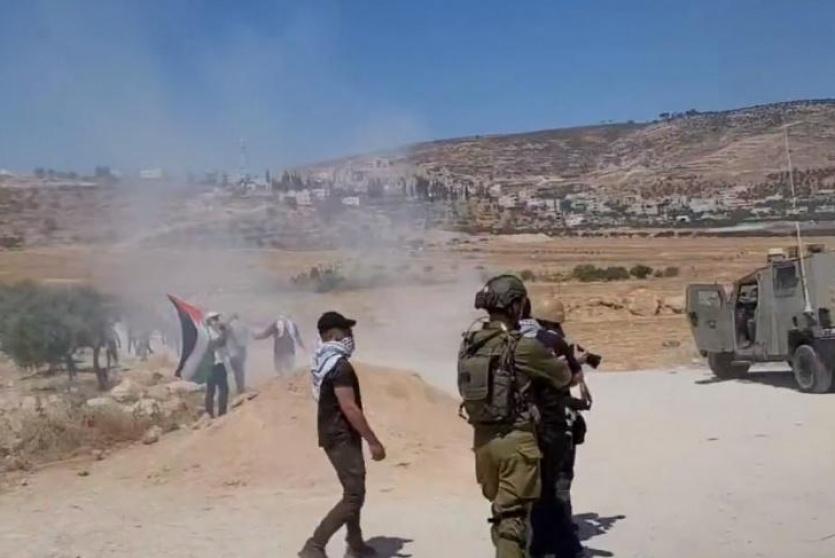 اعتداءات الاحتلال والمستوطنين على قرية المغير