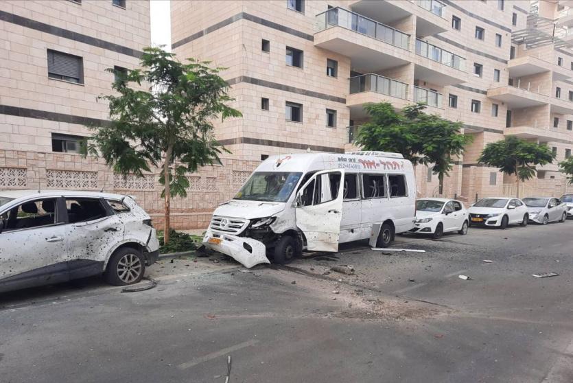 صاروخ سقط في عسقلان مساء اليوم