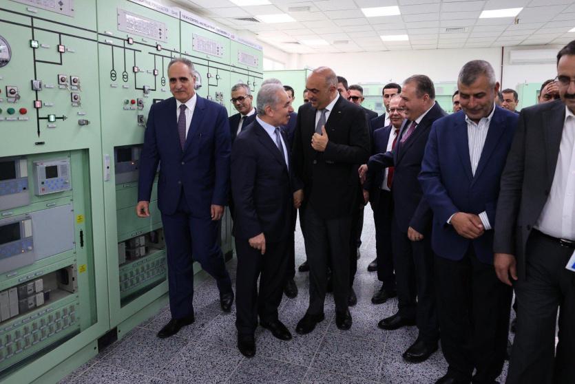 خلال تدشين محطة الرامة لتحويل الكهرباء في الأغوار