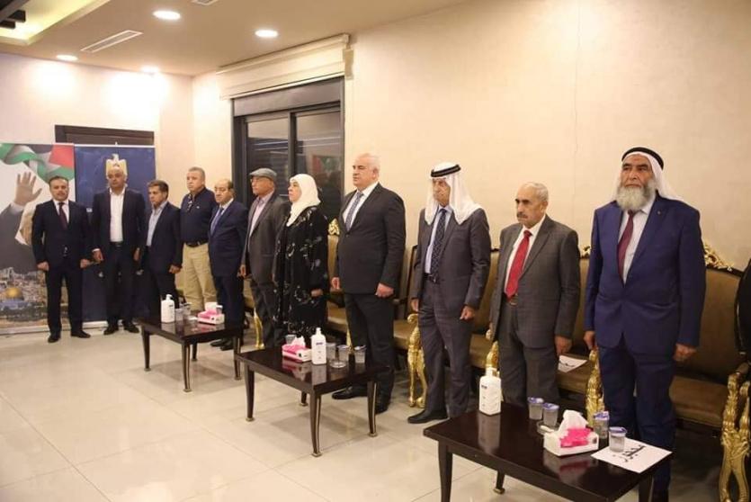 مراسم المصالحة الوطنية والتوقيع على صك الصلح بين عائلتي أبو عرام والترابي