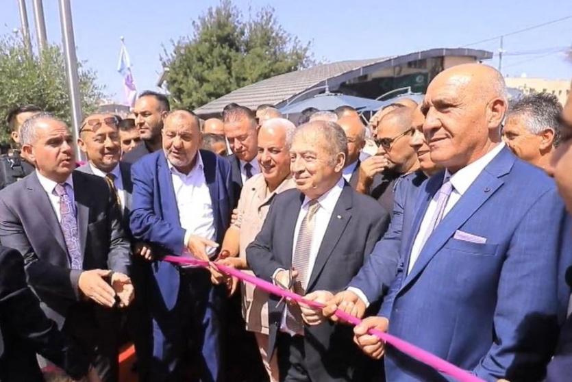 جانب من افتتاح معرض الغذاء في مدينة الخليل