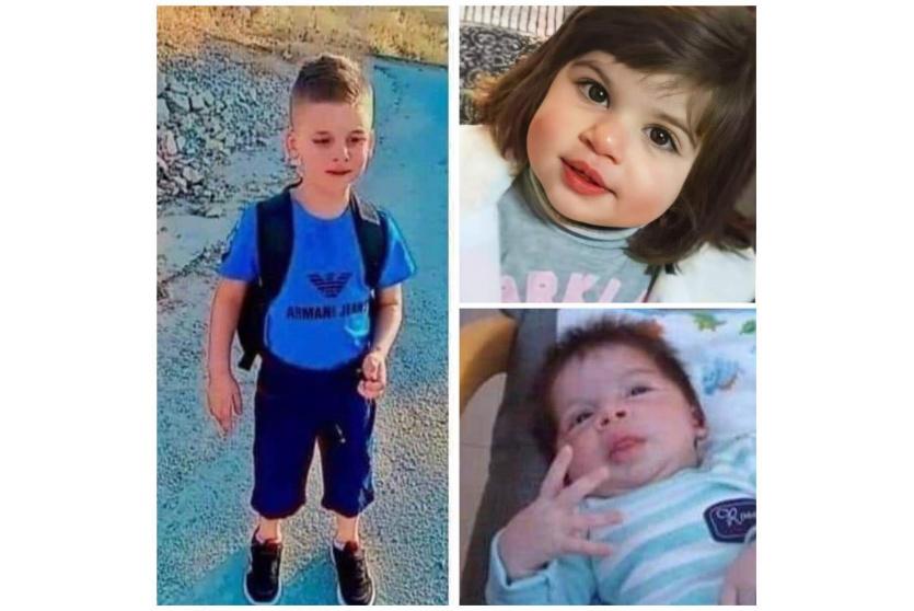 الأطفال الأشقاء الثلاثة من محافظة طوباس