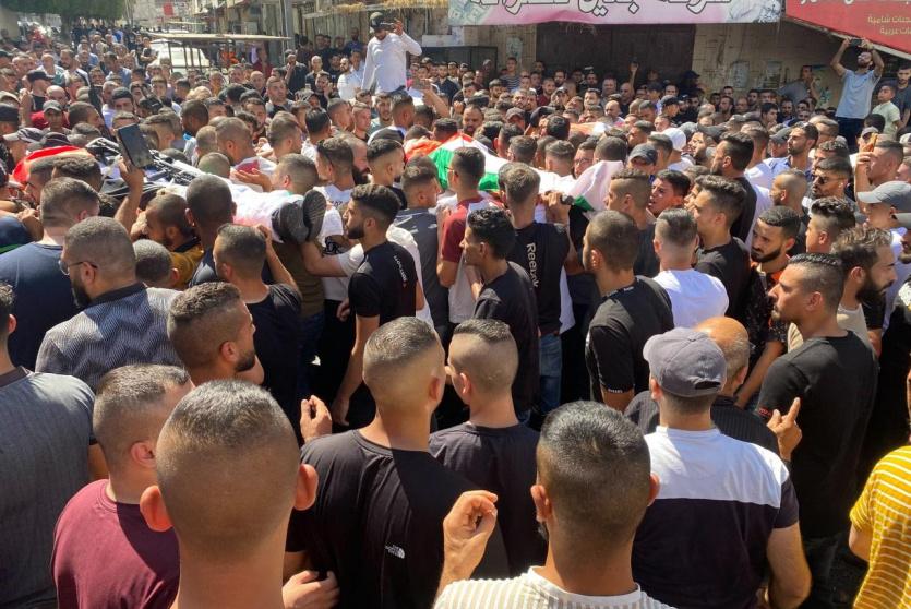 من تشييع شهداء جنين اليوم