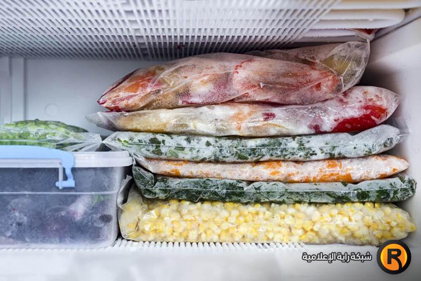 تجميد الطعام - توضيحية 