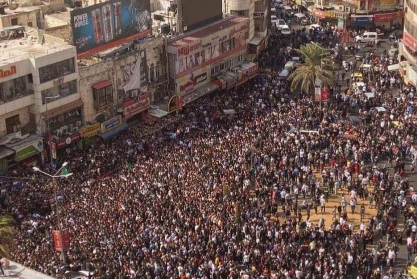 من تشييع شهداء نابلس