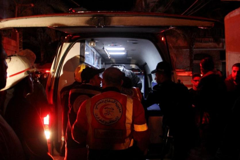 من مكان الحريق