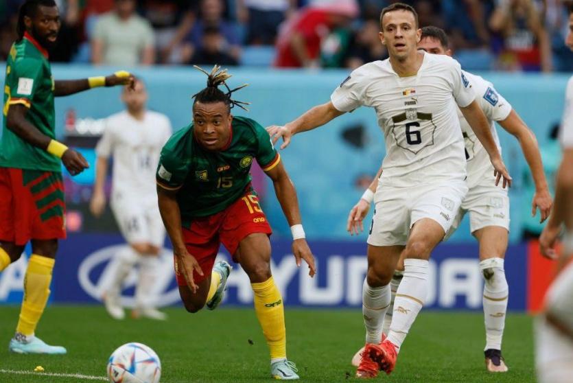 من مباراة الكاميرون وصربيا