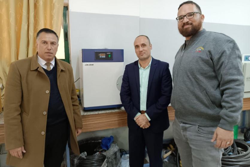 مختبر كلية الزراعة بجامعة خضوري