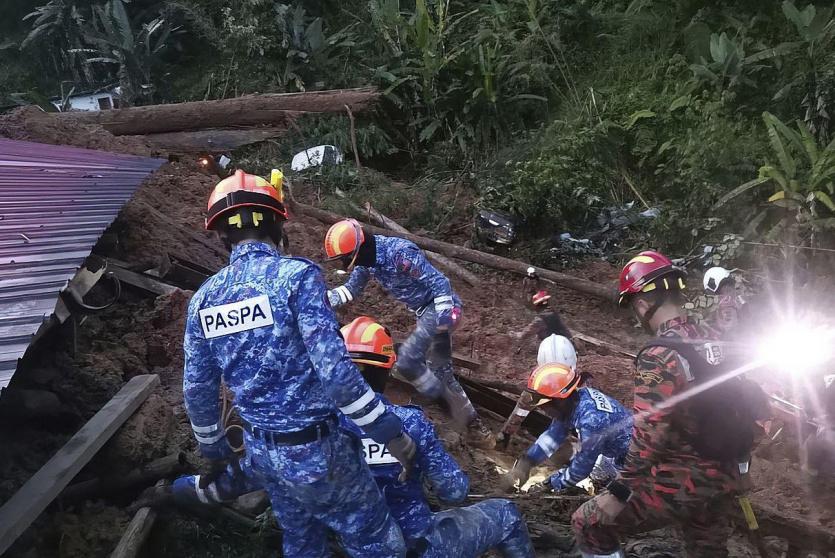  انهيار أرضي في ماليزيا