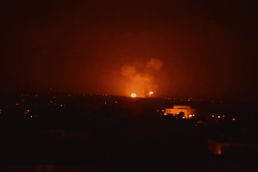 عدوان إسرائيلي على دمشق