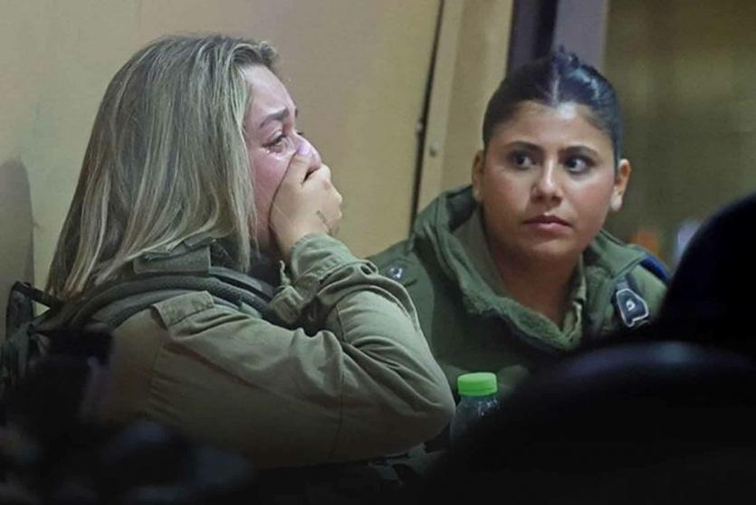 بكاء مجندة من جيش الاحتلال عقب عملية شعفاط