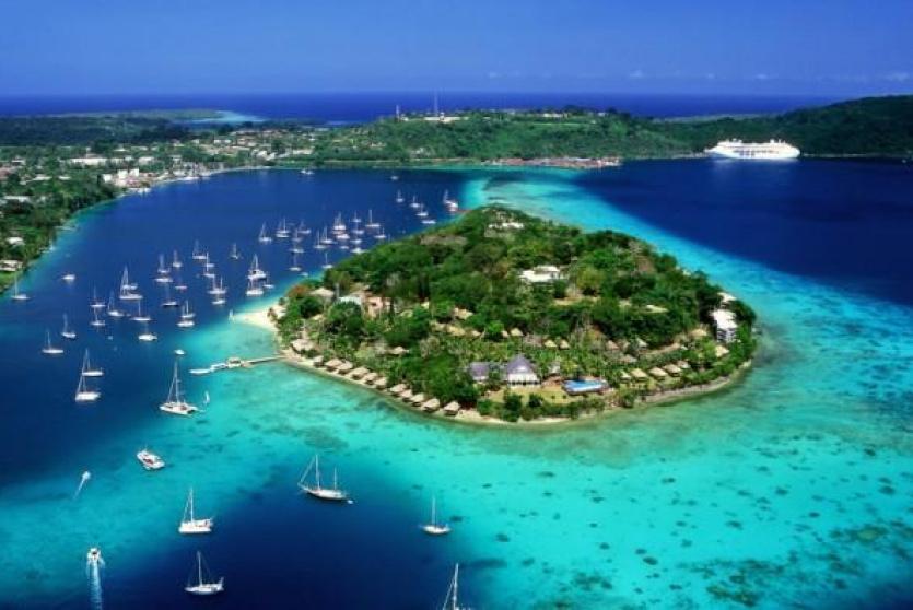 جزيرة فانواتو في المحيط الهادئ 