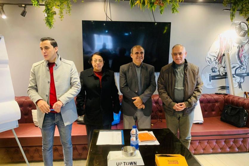 المركز الفلسطيني ونقابة الصحفيين  يفتتحان الدورة التدريبية